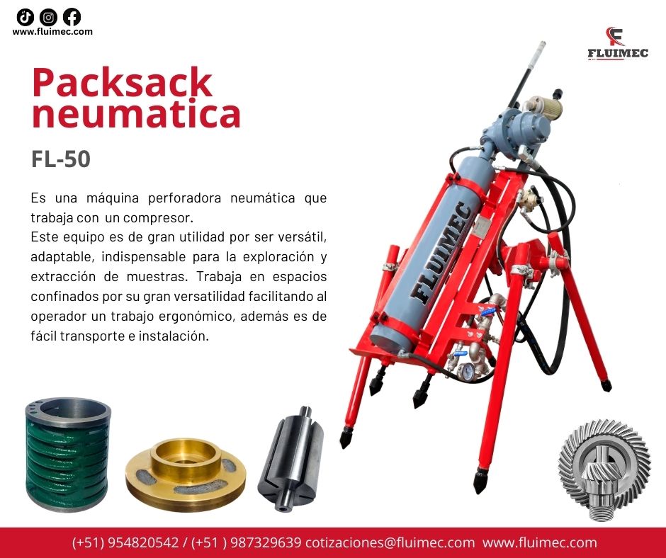 PACKSACK FL-50 EQUIPO NEUMATICO MINERIA